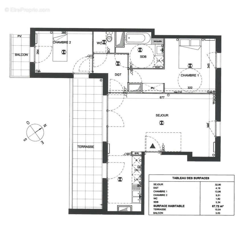 Appartement à NANTERRE
