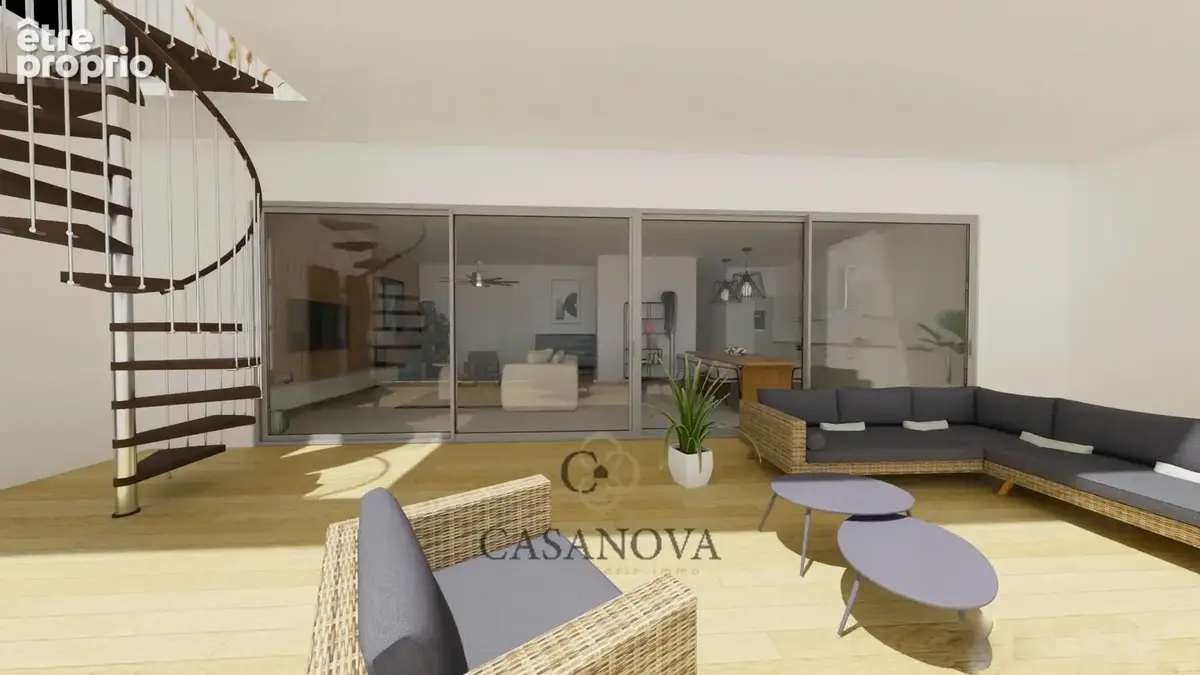 Appartement rooftop 105 m² en 2e ligne mer avec vue mer à Carnon-Plage - photo 3