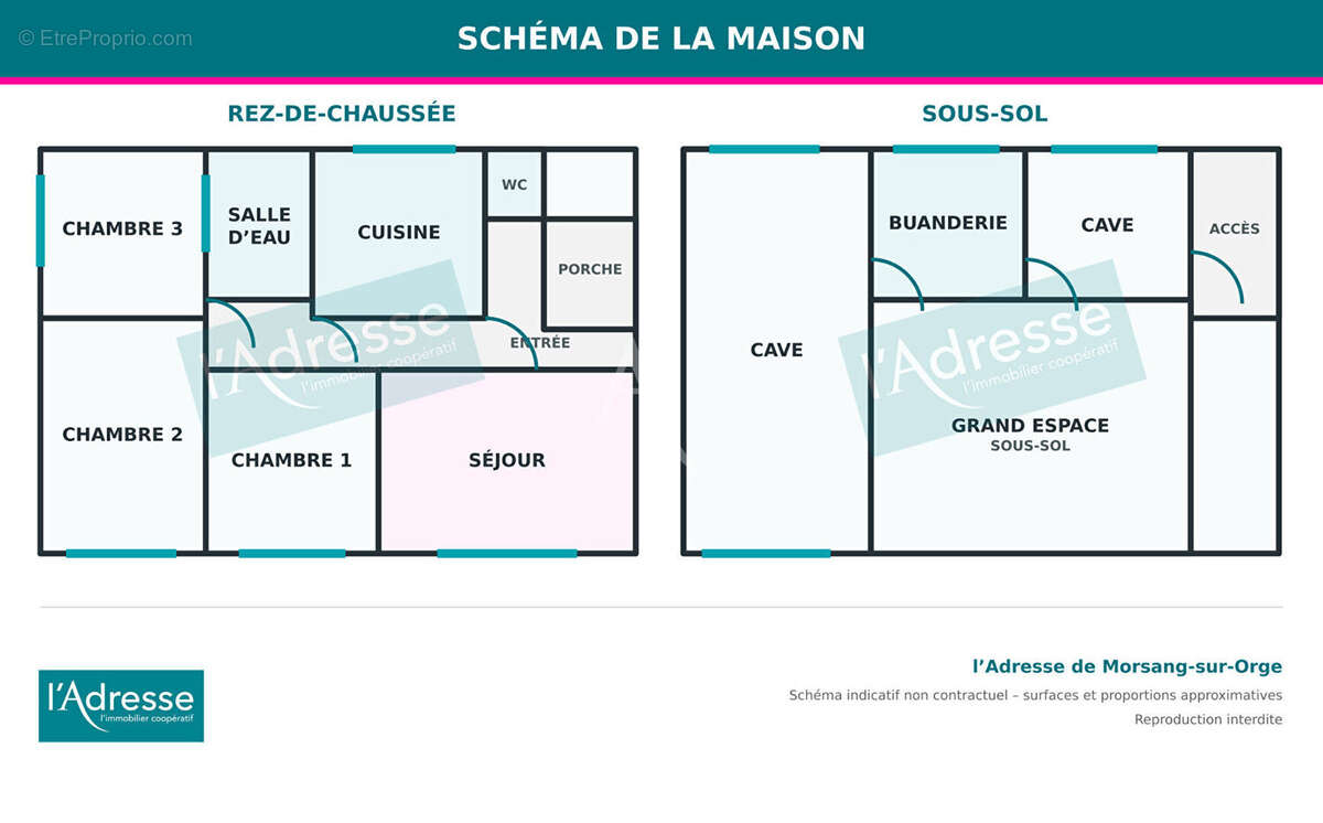 Maison avec sous-sol total, combles aménageables et grand terrain à Savigny-sur-Orge. - photo 6