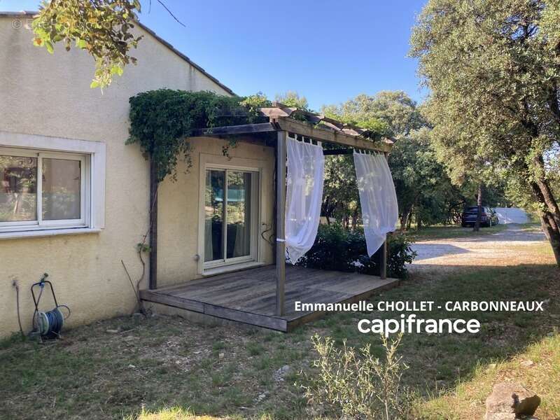 Maison 5 pièces à vendre avec STUDIO indépendant - En pleine nature (hors lotissement) VACQUIERES (34) - - photo 2