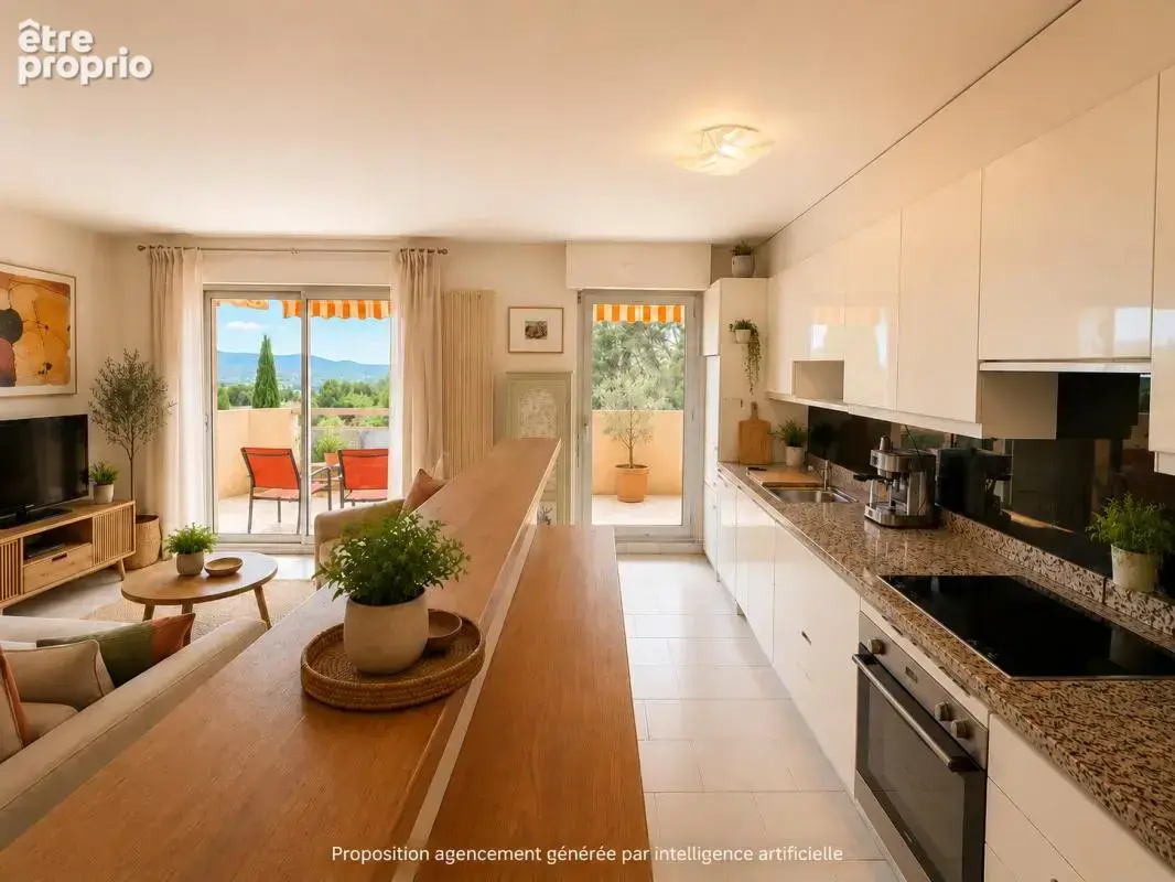 Appartement T4 101 m² avec terrasse à Aix-en-Provence secteur Nord dans résidence sécurisée - photo 7