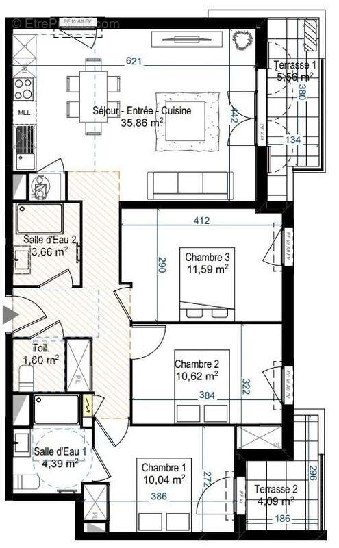 Appartement à COGOLIN