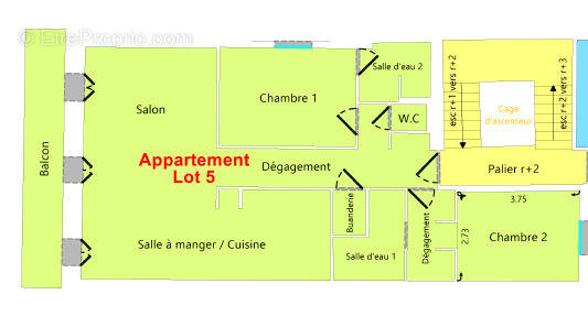 Appartement à BAGNERES-DE-BIGORRE