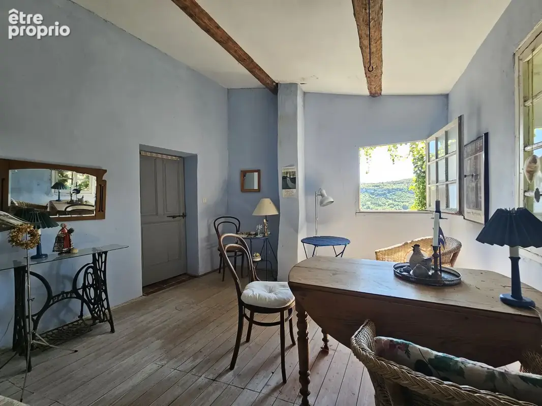 Luberon,Saignon jolie maison de village en pierre de 128 m2 avec terrasse et garage - photo 2