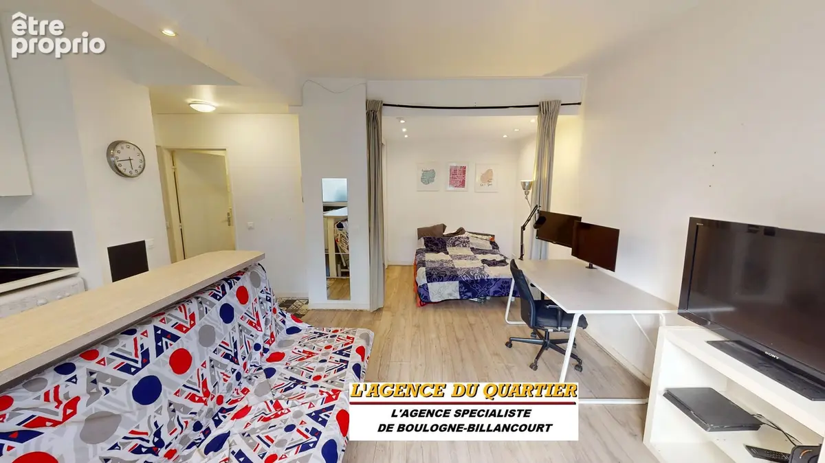 Rue Gallieni, beau studio 2 pièces de 32m² avec jardin-terrasse de 9m² et cave. - photo 3