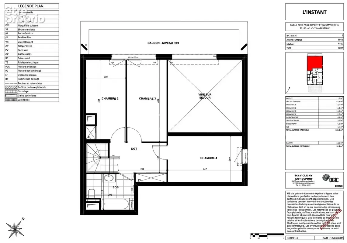 Duplex penthouse neuf bord de seine clichy levallois - photo 14