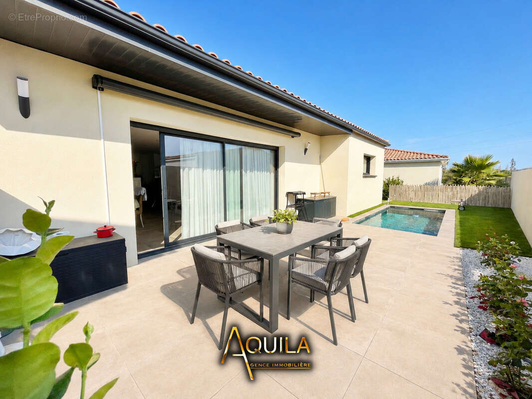 Villa plain pied au calme avec piscine - photo 2