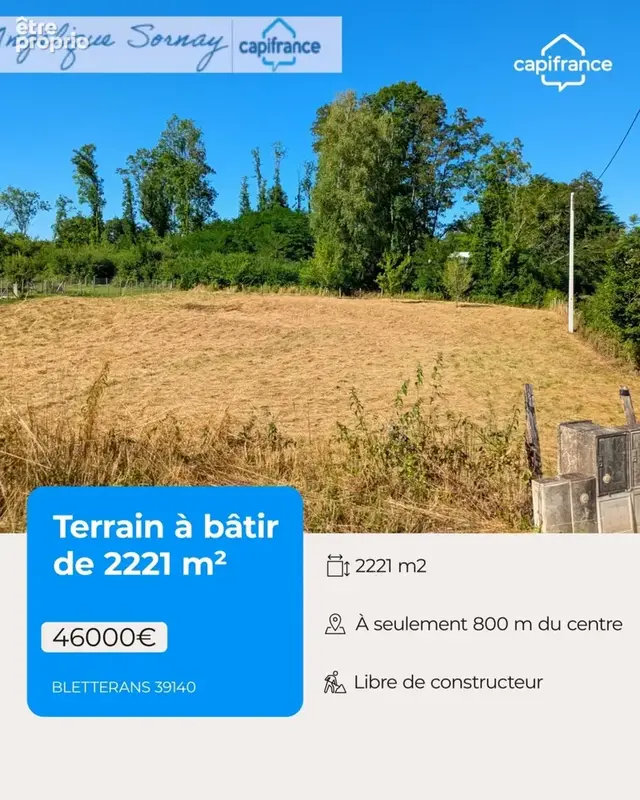 Terrain à BLETTERANS