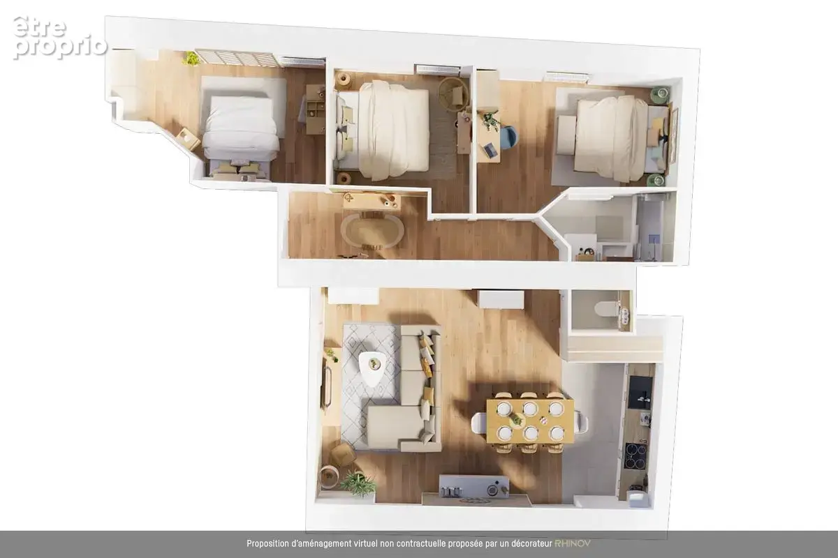 Appartement T4 Cours (ex Pont Trambouze) - photo 13