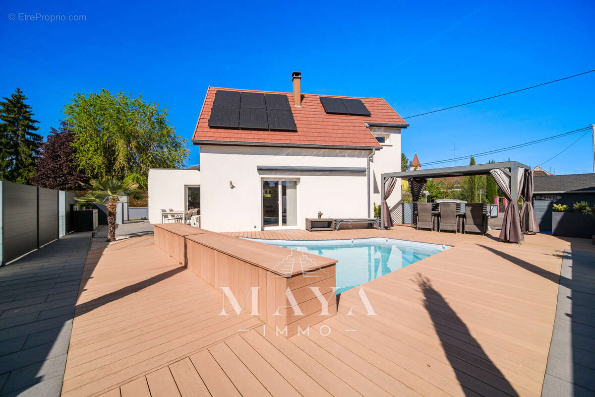 HABSHEIM - maison soignée avec jardin et piscine - photo 2