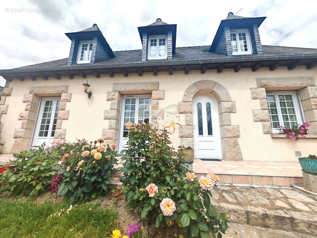 Maison centre ville Dinan, quartier calme, Dynamo, maison familiale avec 4 chambres, jardin, sous-sol, grande pièce de vie, lumineuse - Maison à DINAN