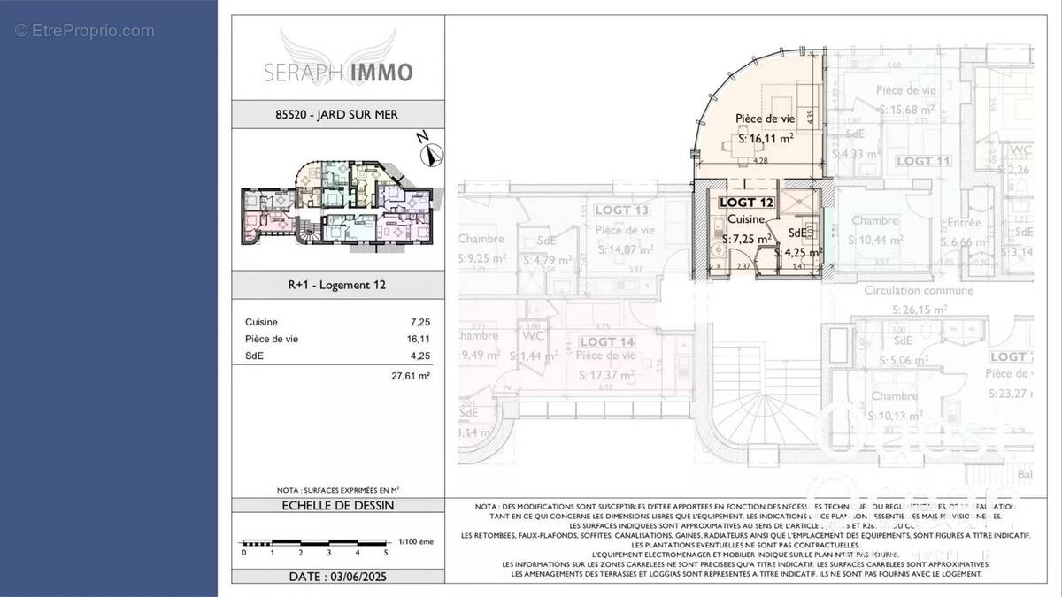 Appartement à JARD-SUR-MER