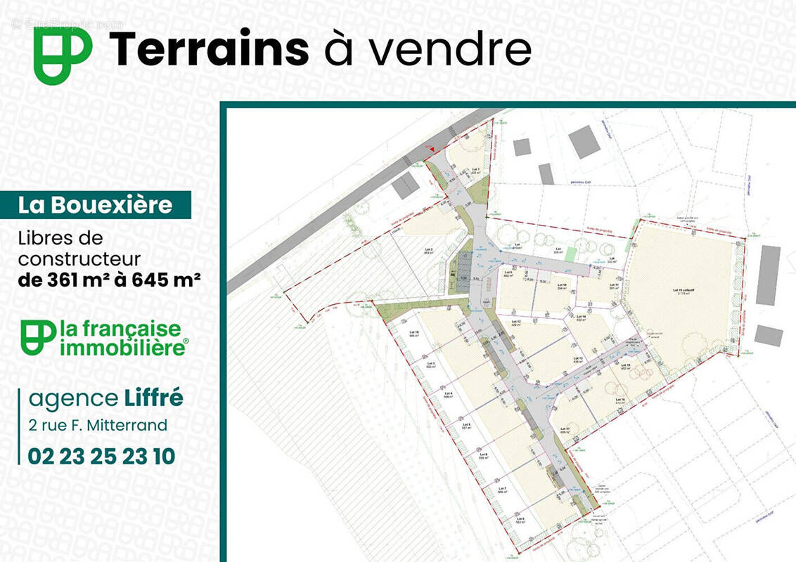 Terrain à LA BOUEXIERE