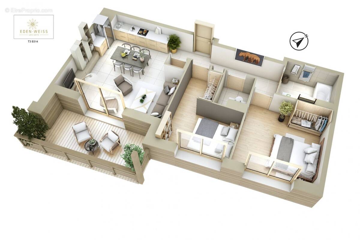 Appartement à LES GETS