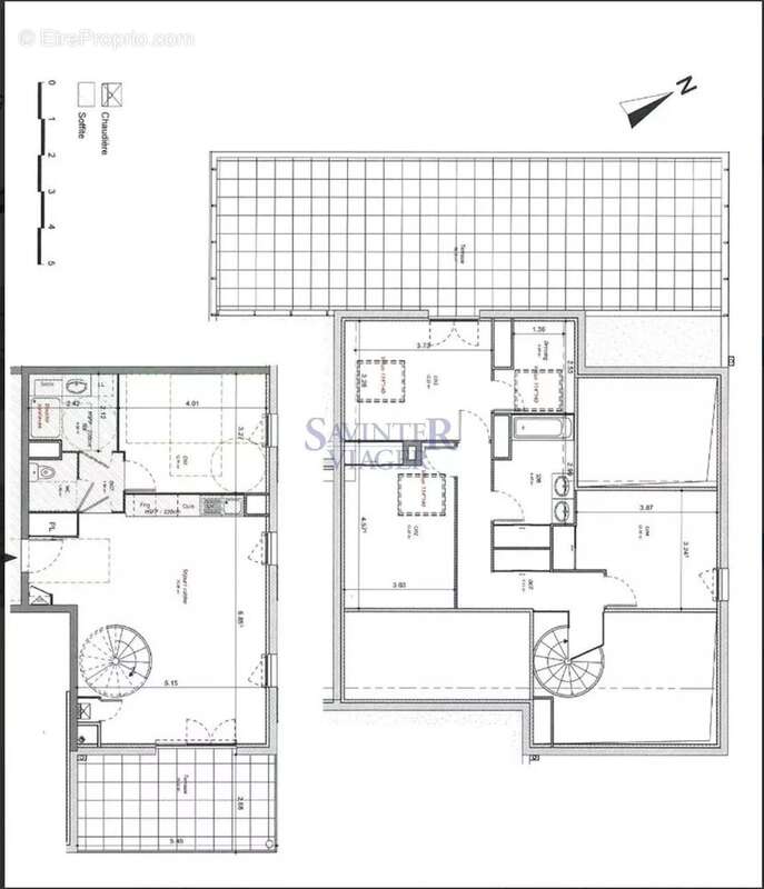 Attique T5 en duplex avec grandes terrasses et 2 garages – Bonneville- libre de suite - photo 28