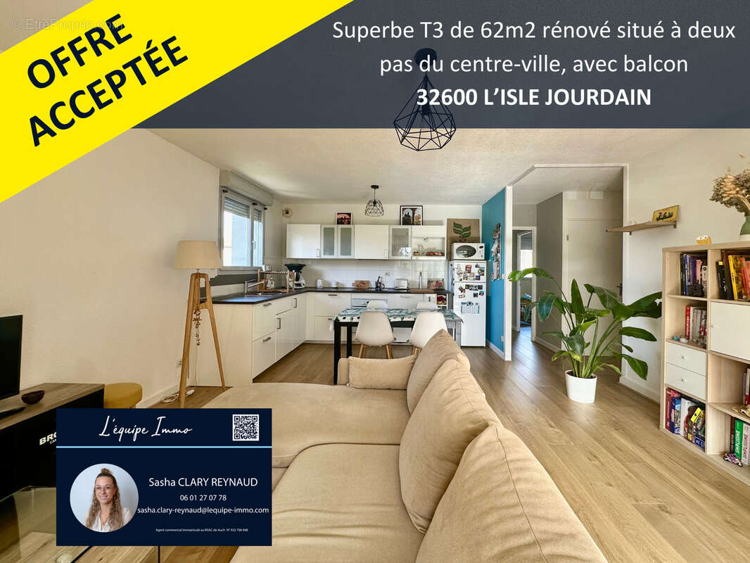Appartement à L'ISLE-JOURDAIN