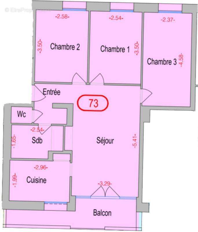 Appartement à PALAISEAU