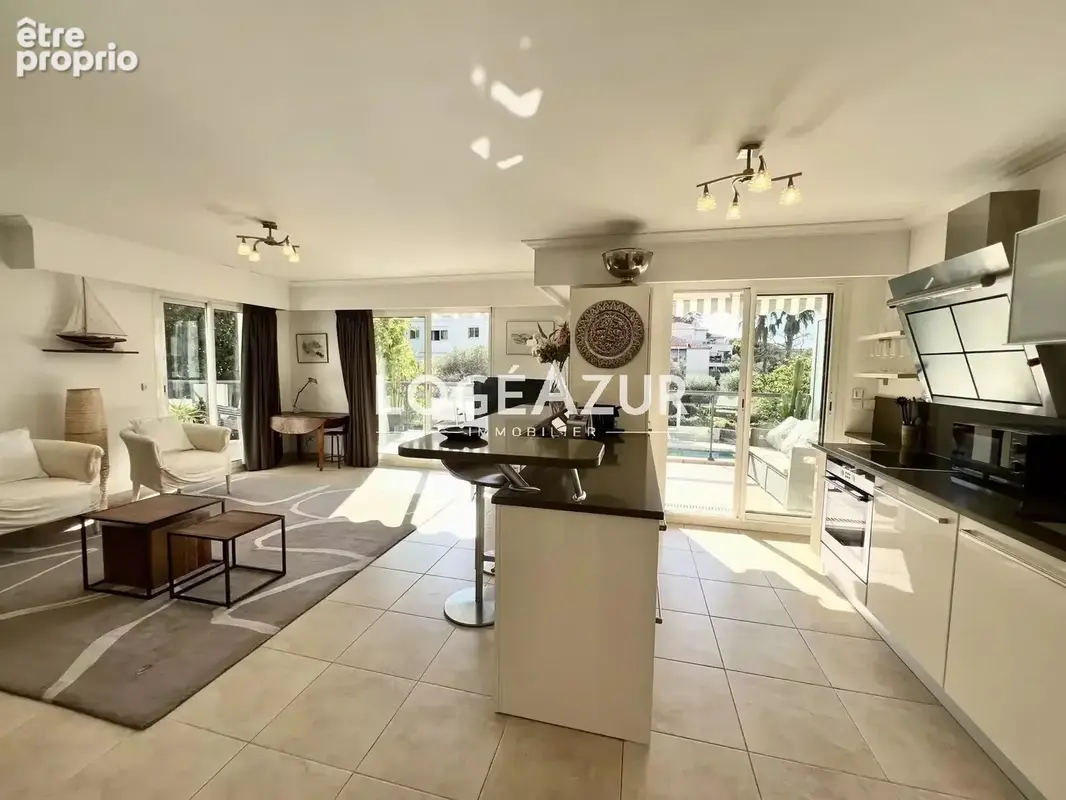 Vente appartement juan les pins - 2 chambres - parking - garage - cave - piscine - photo 2