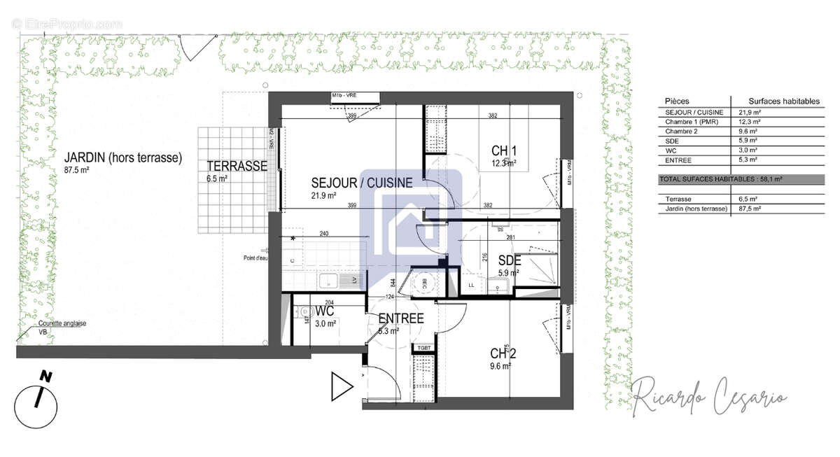Appartement à QUIMPER