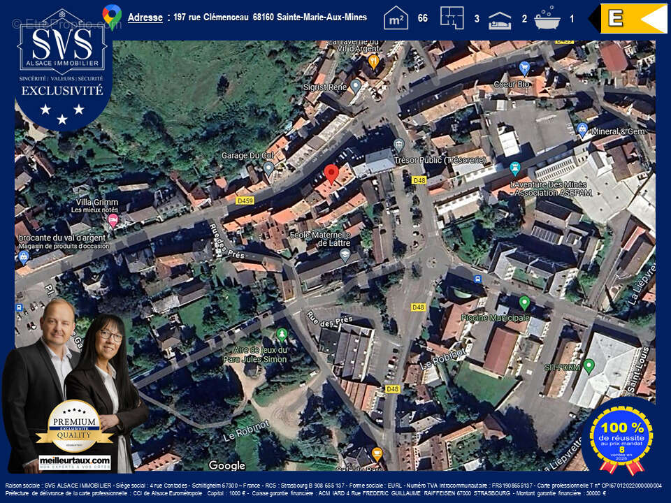 Appartement à SAINTE-MARIE-AUX-MINES