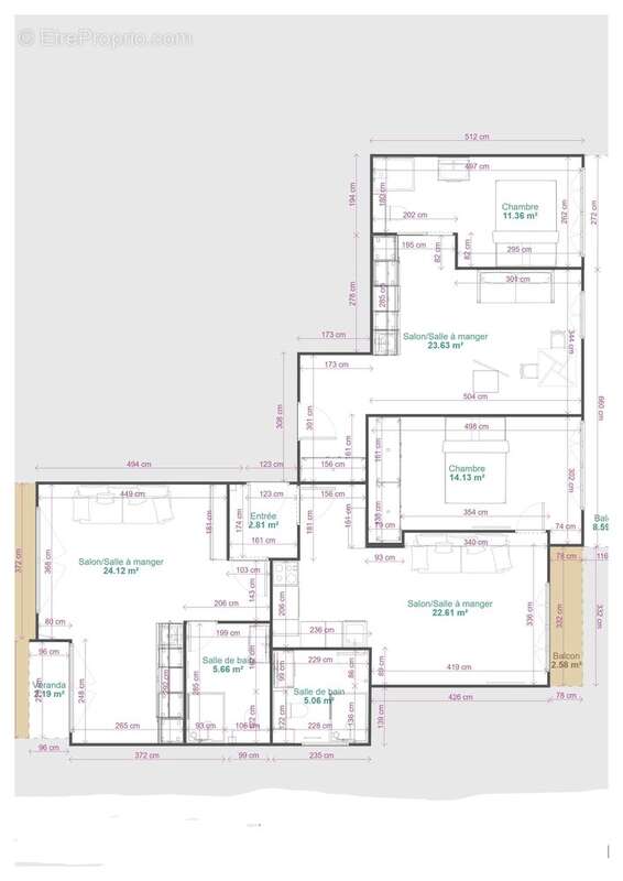 Investissement d’exception : 5 pièces, 104 m², colocation, vue mer, état neuf - photo 23