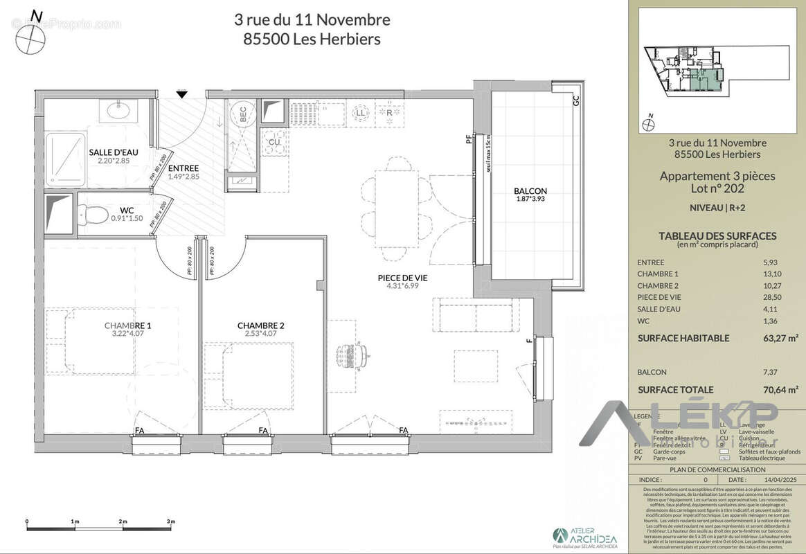 Appartement à LES HERBIERS