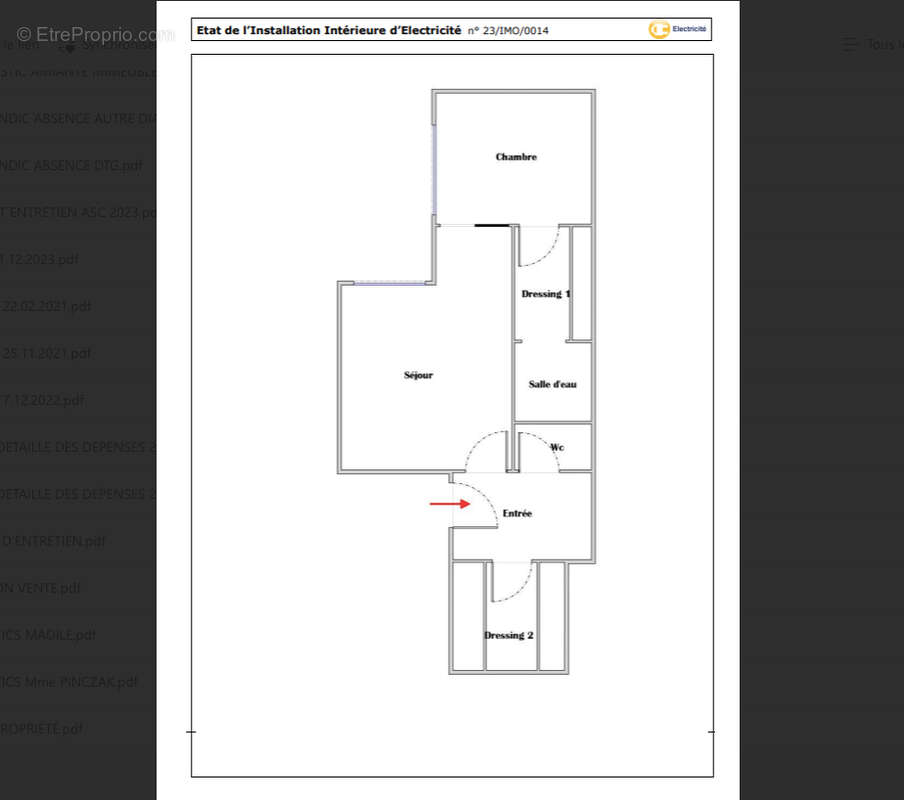 Appartement à PARIS-17E