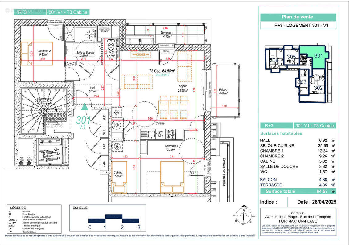 Appartement à FORT-MAHON-PLAGE
