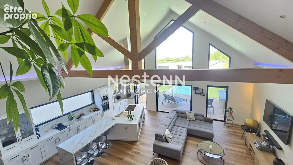 Maison d'architecture contemporaine, de charme et moderne avec piscine à Montoir De Bretagne d'environ 180 m2 - photo 23