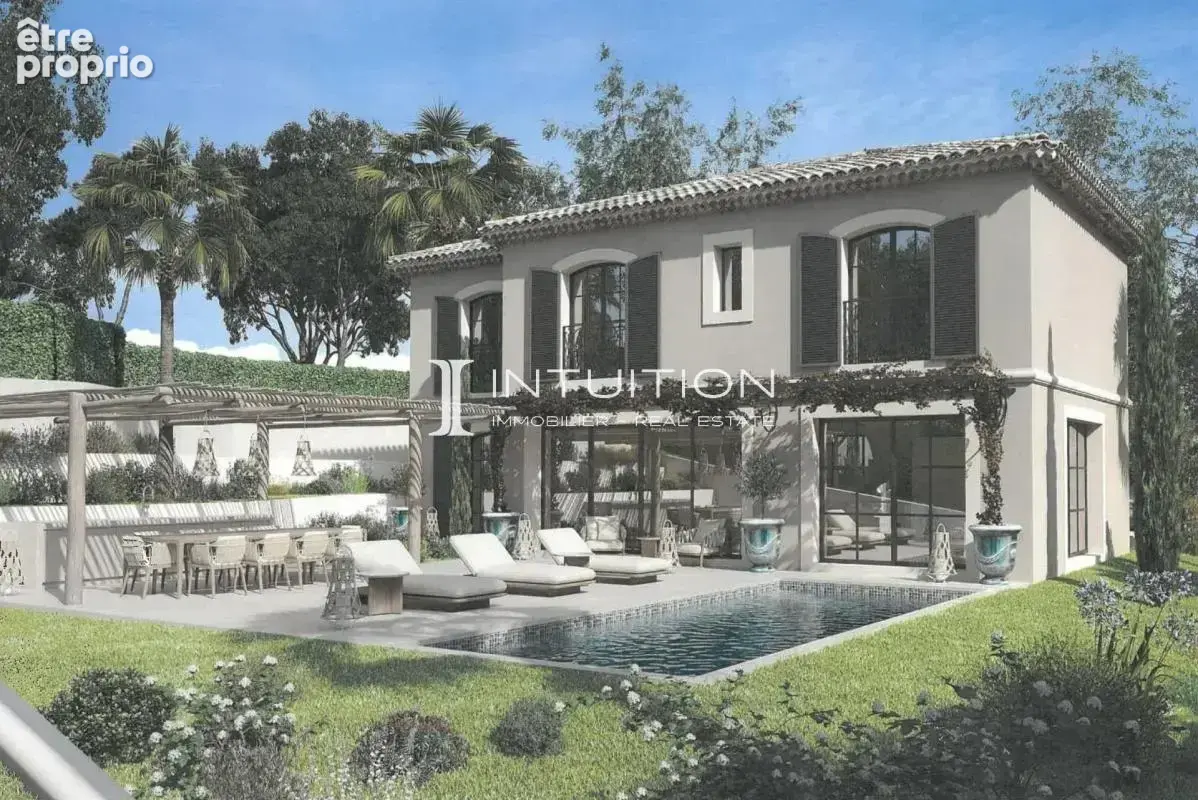 Mougins - Cabrières : Terrain constructible de 778 m2 avec projet de villa - photo 3