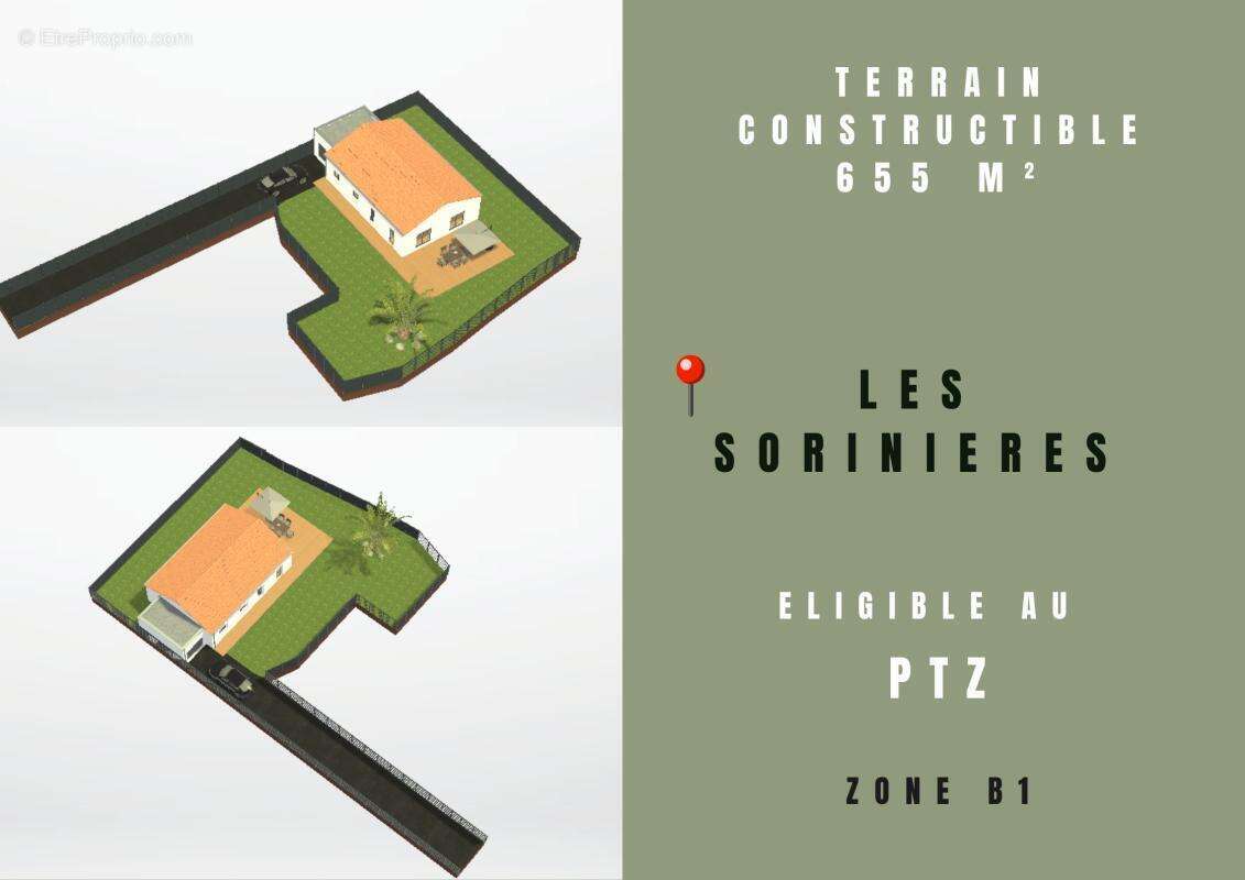 Terrain constructible - les sorinieres  - bourg - photo 4