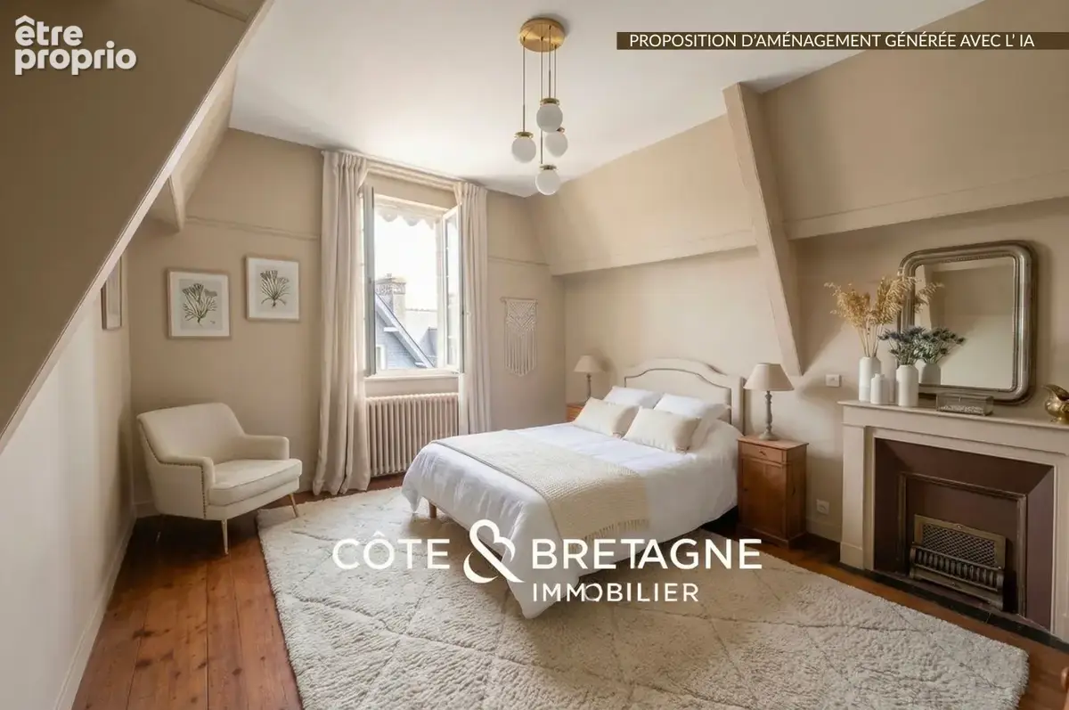 Maison de caractère à Dinan   Demeure bourgeoise avec gîte  Réf : 2025136 - photo 15