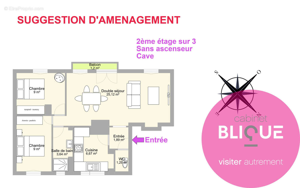 Appartement à VANDOEUVRE-LES-NANCY