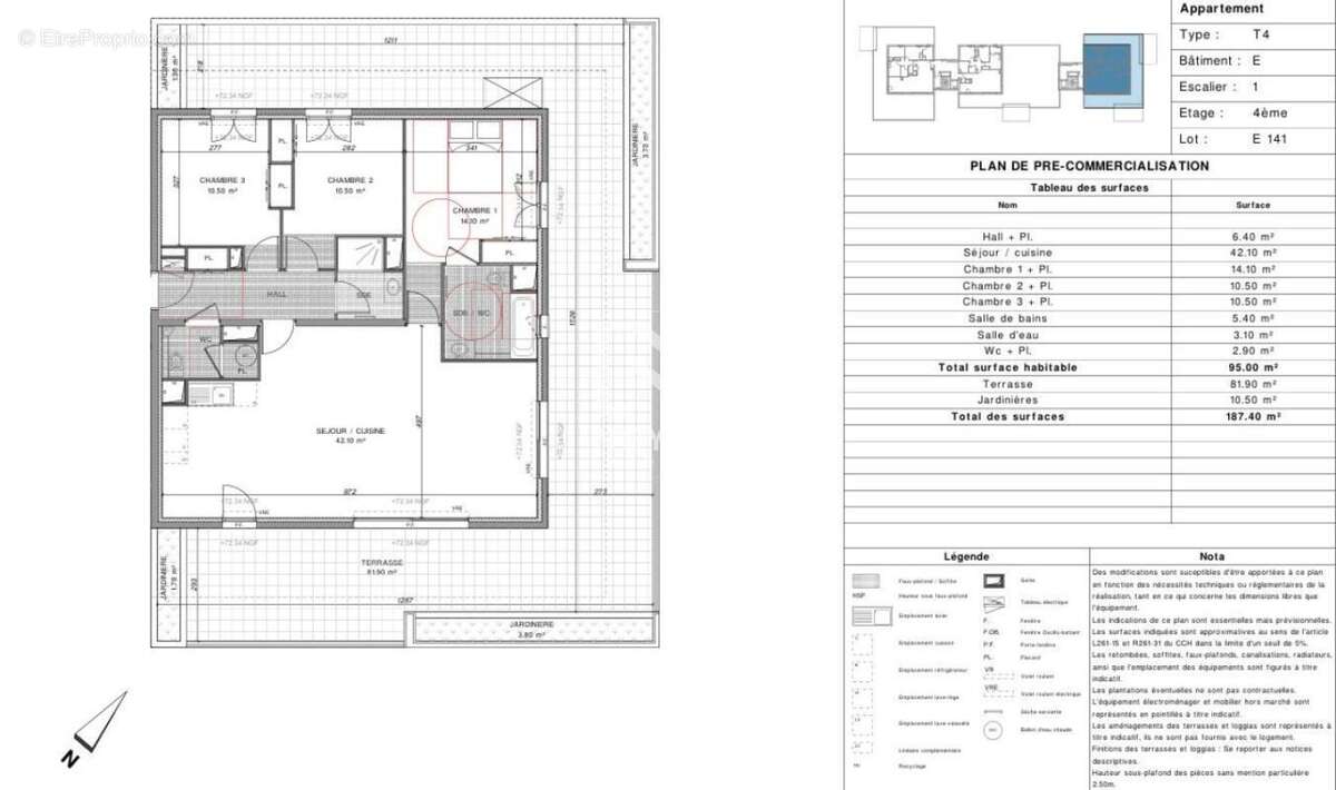 Villa toit - proximite du centre ville et commerces - photo 3