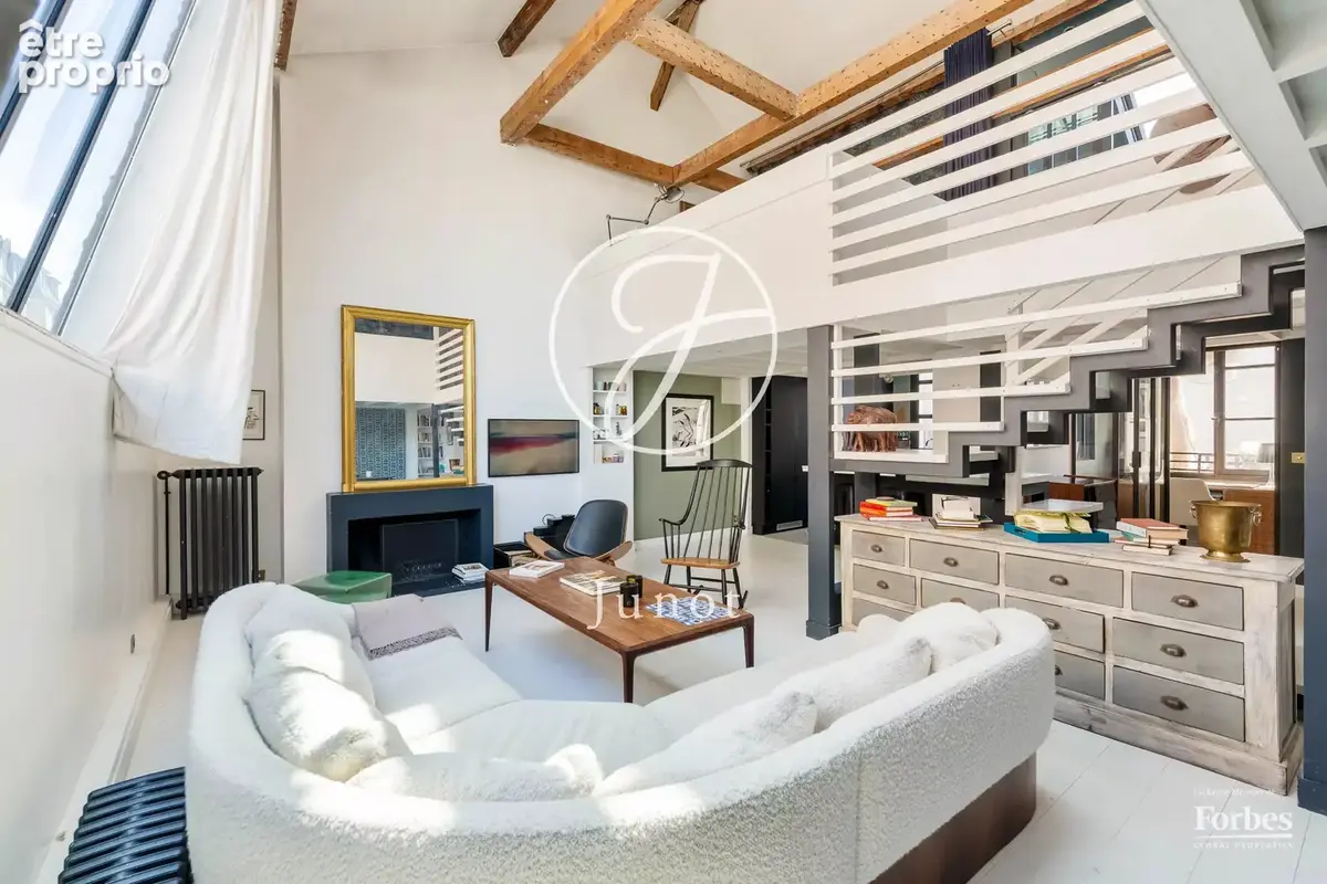 Paris 18e - MONTMARTRE / CAULAINCOURT - Atelier d'artiste - 88,26m² au sol - 77,55m² Carrez - 2 chambres - Dernier étage - photo 8