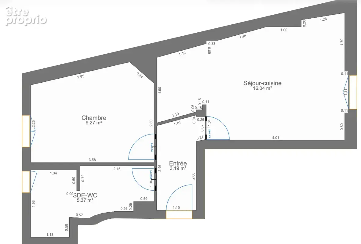 2 pièces de 34m2 situé à 300m du métro Brochant - photo 8