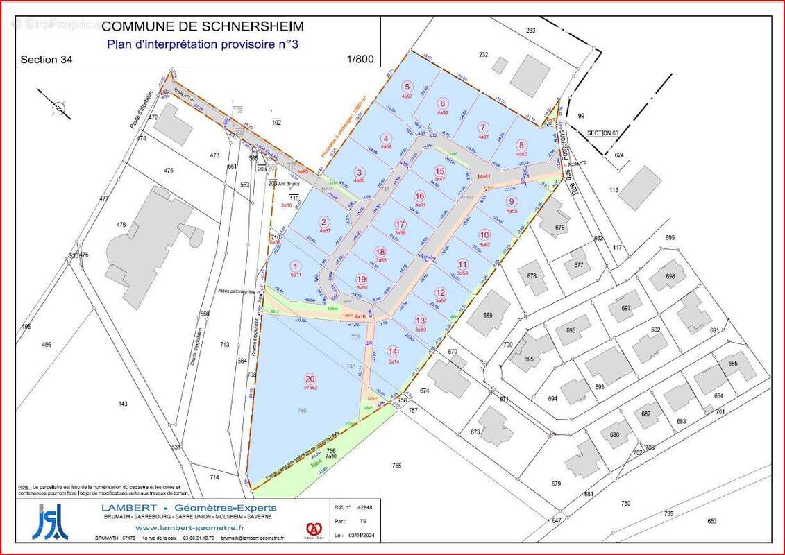Terrain à SCHNERSHEIM