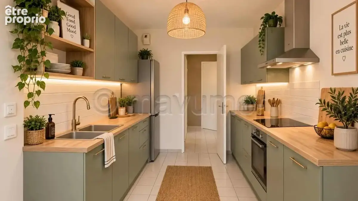 Lumineux T3 avec terrasse de 12m² , garage, vue dégagée, 13011 Marseille n°4