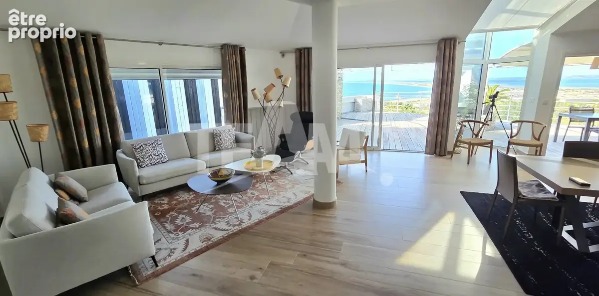 Mont saint-clair  villa d'architecte 296 m²  vue panoramique mer & étang de thau - photo 9