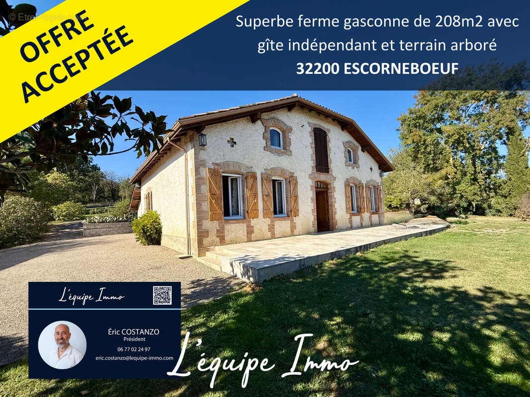 Authentique ferme gasconne rénovée avec gîte indépendant - photo 2