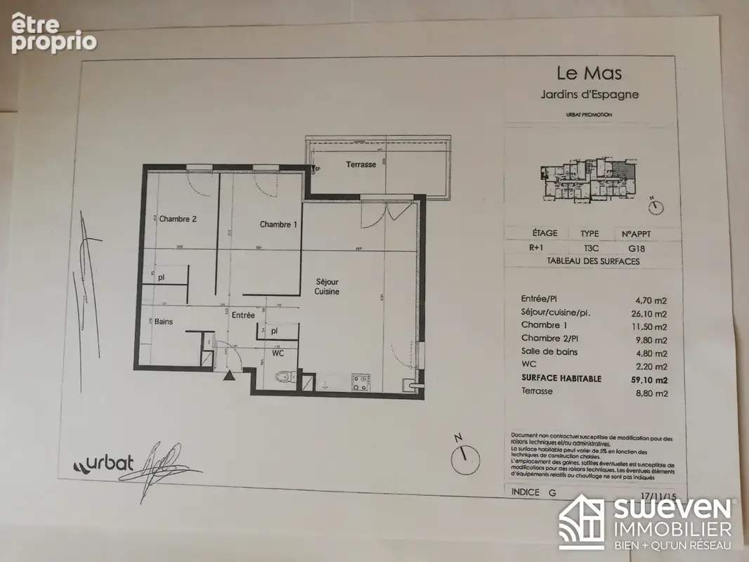Appartement 3 pièces 59 m² à vendre à Perpignan (66000) - photo 7