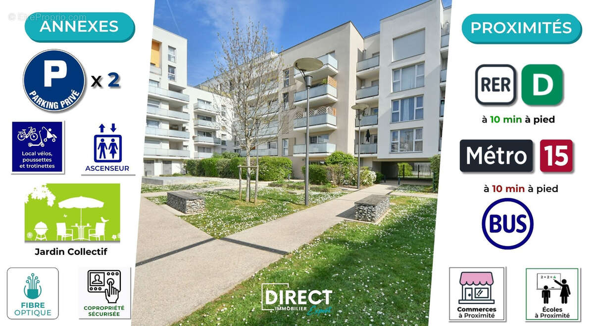 Quartier neo c - app traversant 4p 85m2 + 2 balcons + 2 parkings - photo 20