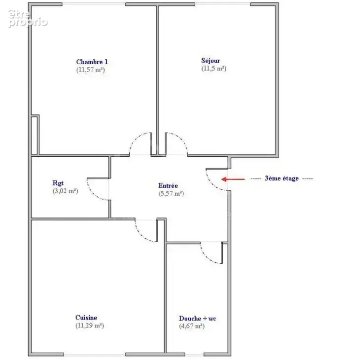 Appartement T2 de 48 m² - Lyon 9 - photo 9