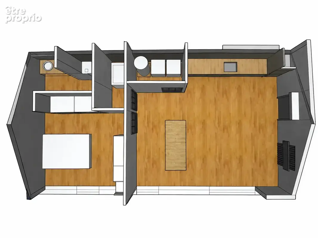 Appartement 55 m2 - parking privatif - à 15 min de metz - photo 4
