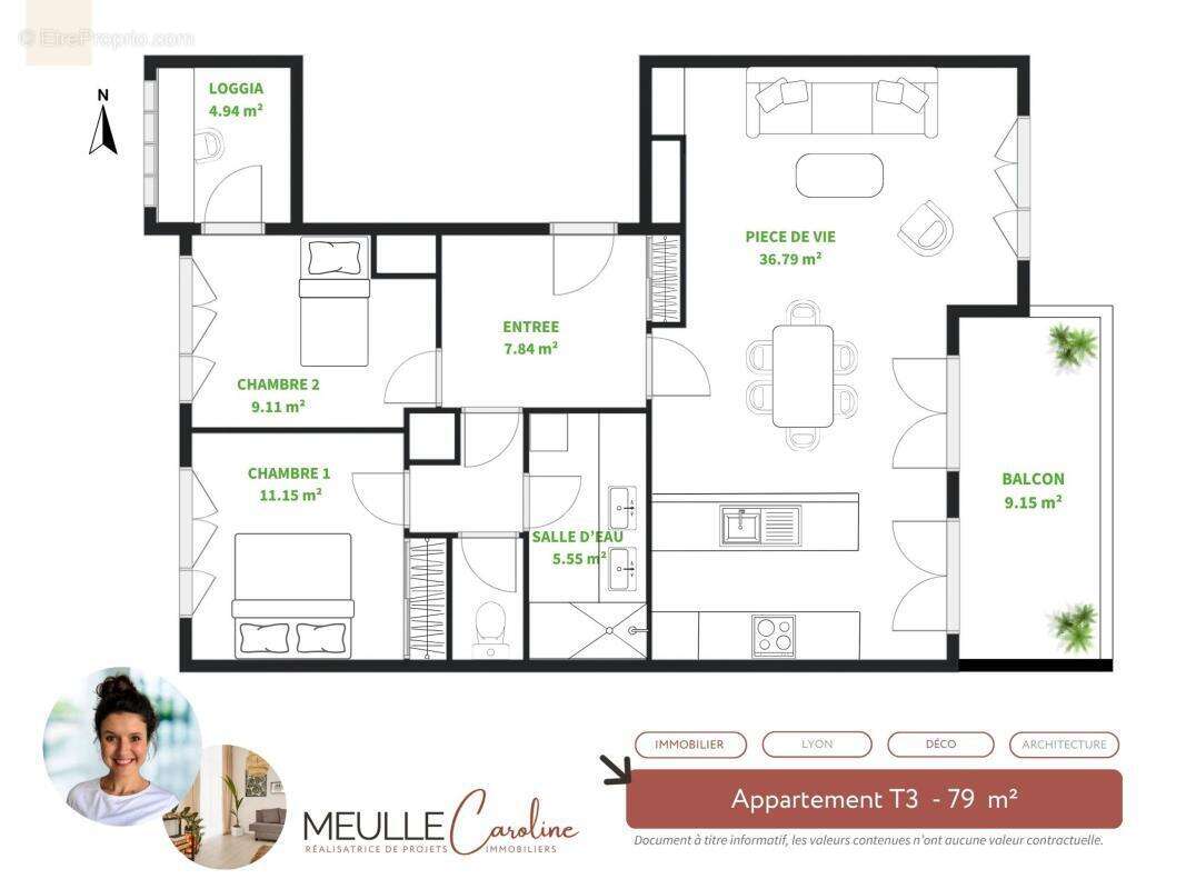 Appartement à LYON-3E