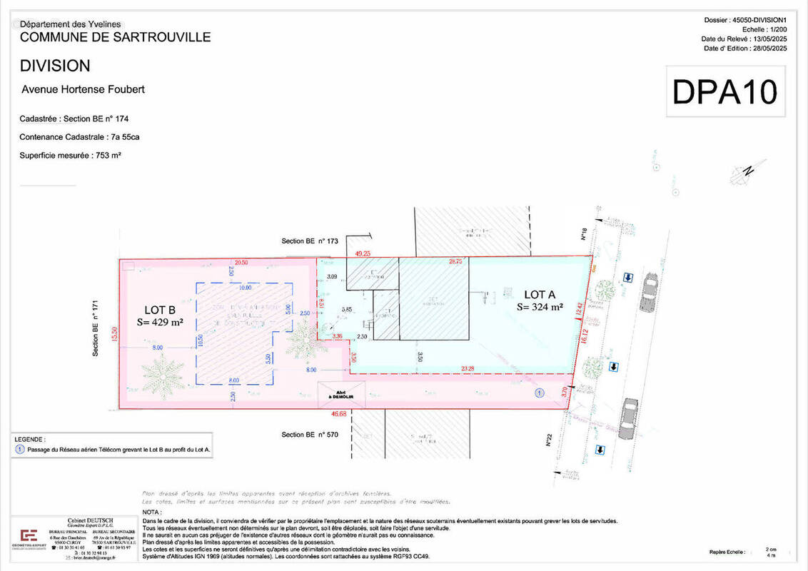 Terrain à SARTROUVILLE