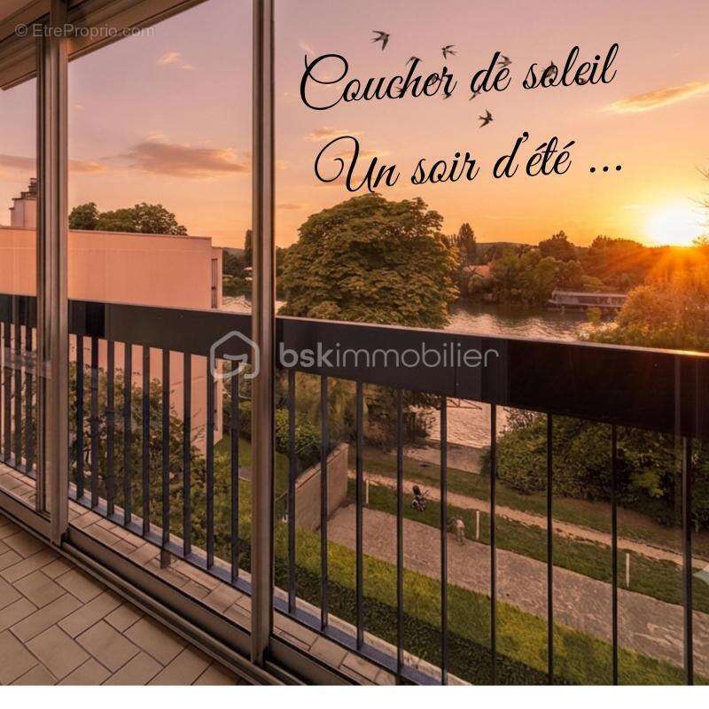 Triel sur Seine  Vue imprenable sur la Seine – Grand 4 pièces avec loggia, parking et fort potentiel - photo 2