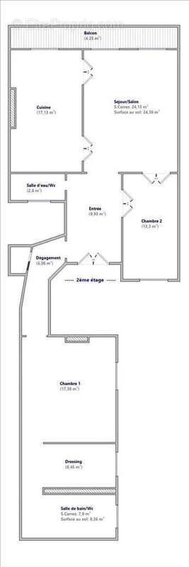 Appartement à PARIS-8E