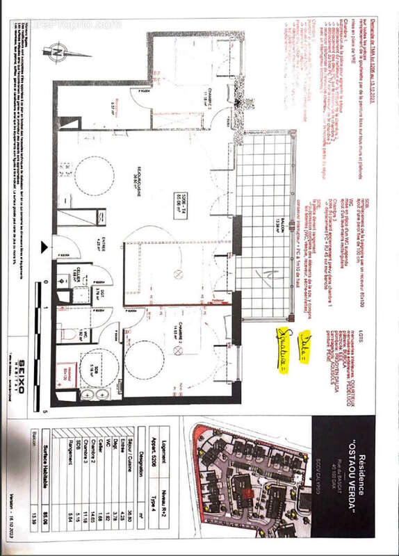 Neuf A vendre appartement Dax  85 m2 - photo 13