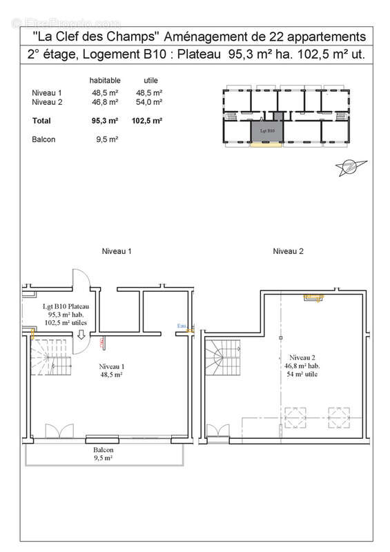 Appartement à SAINT-JEOIRE